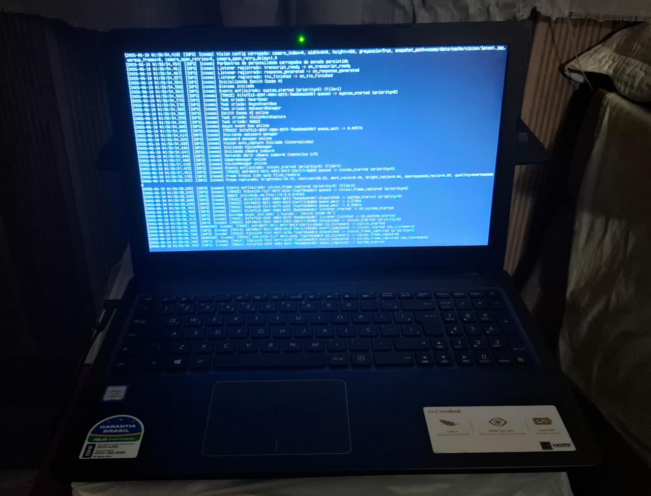 Cosmo laptop setup